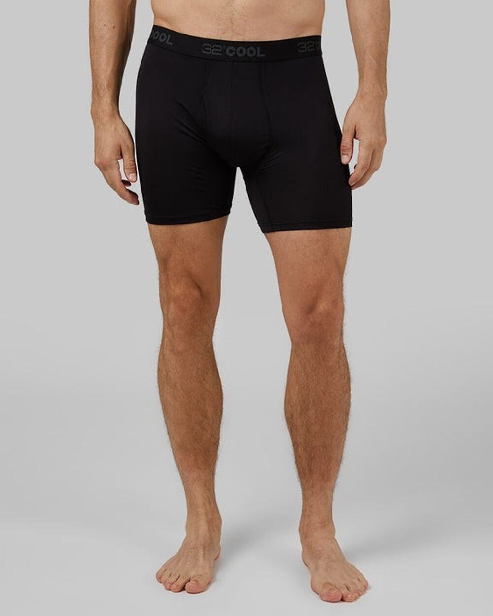 32 Degrees Men's Comfort Mesh Boxer Brief, 6-pack Nylon Quick Dry Comfort, Small